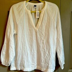Old Navy - over sized messy top - size small